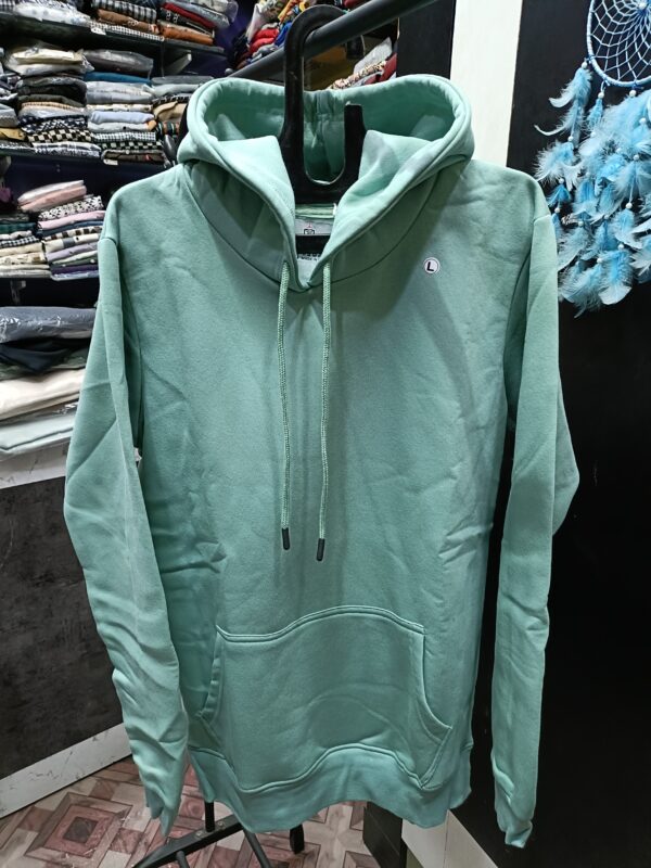 PLAIN HOODIE - LIGHT GREEN