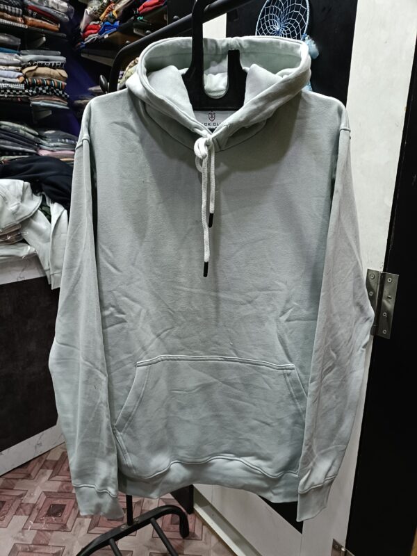 PLAIN HOODIE - LIGHT BLUE