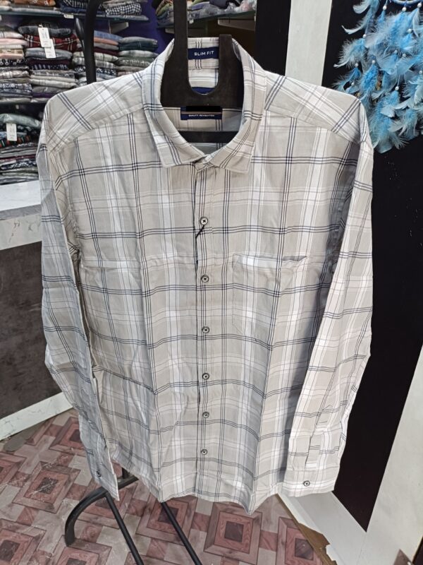 COTTON CHECKED SHIRT