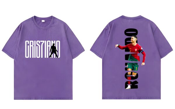 OVERSIZED RONALDO PRINTED T-SHIRT