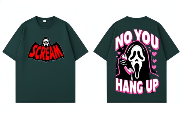 OVERSIZED PRINTED T-SHIRT - GREEN