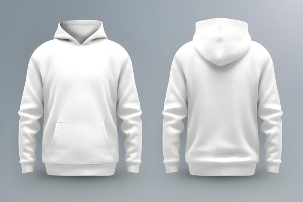 PLAIN HOODIE - WHITE